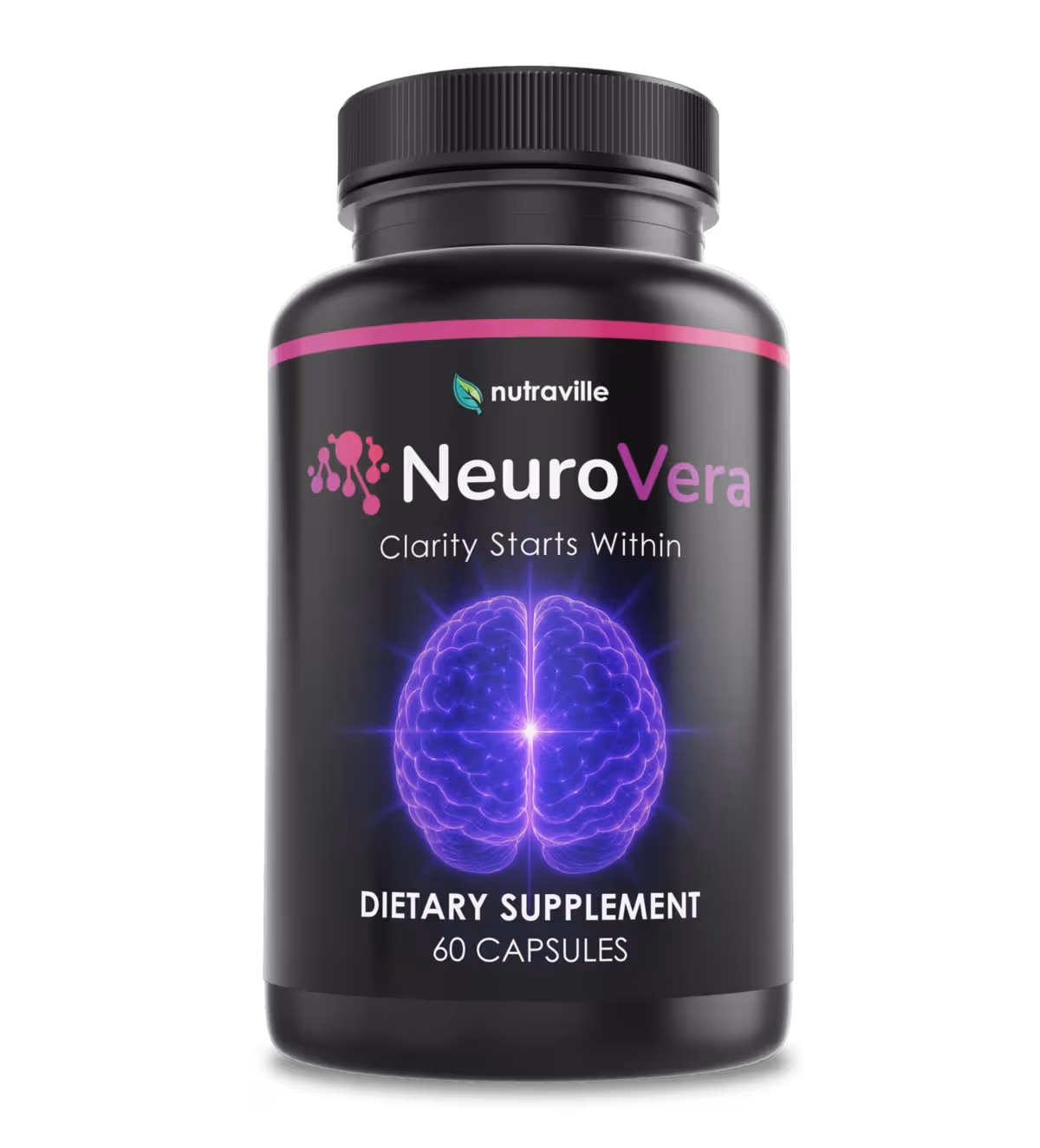 Single bottle of NeuroVera capsules